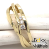 Gouden ring met diamant maat 56 - 58183 Gouden ring met diamant maat 56 - 58183