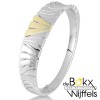 Armband breuning zilver en goud - 58200 Armband breuning zilver en goud - 58200