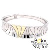 Armband breuning zilver en goud - 58200 Armband breuning zilver en goud - 58200