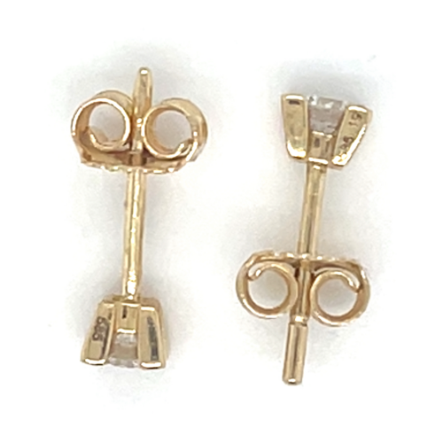 diamanten oorknoppen goud - 58185 diamanten oorknoppen goud - 58185