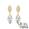 Thalia Spark goudkleurige oorbellen met chtistal - 58238 Thalia Spark goudkleurige oorbellen met chtistal - 58238