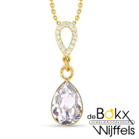 Melfi Spark ketting en hanger met kristal 42 +5cm - 58244 Melfi Spark ketting en hanger met kristal 42 +5cm - 58244