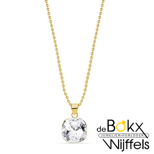 Barete Spark ketting en hanger met kristal 42 +5cm - 58245 Barete Spark ketting en hanger met kristal 42 +5cm - 58245