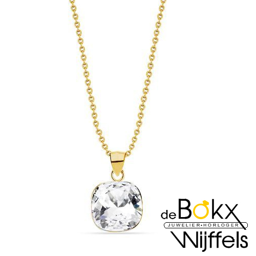 Barete Spark ketting en hanger met kristal 42 +5cm - 58245 Barete Spark ketting en hanger met kristal 42 +5cm - 58245