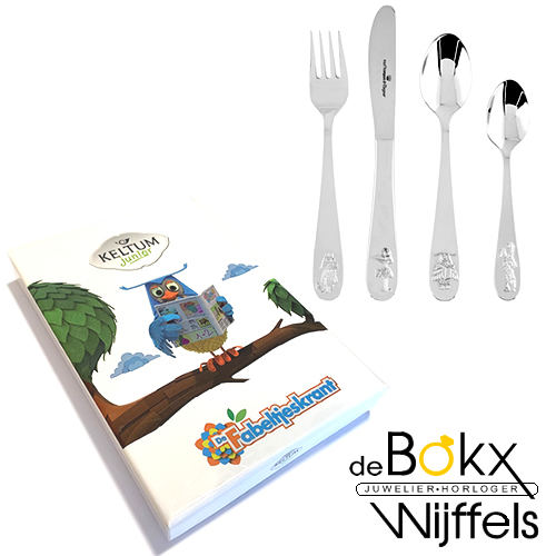 kinderbestek de Fabeltjeskrant 4delig Keltum junior - 58479 kinderbestek de Fabeltjeskrant 4delig Keltum junior - 58479