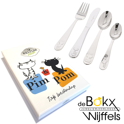 kinderbestek pim en pom 4delig Keltum junior Fiep Westendorp - 58481 kinderbestek pim en pom 4delig Keltum junior Fiep Westendorp - 58481