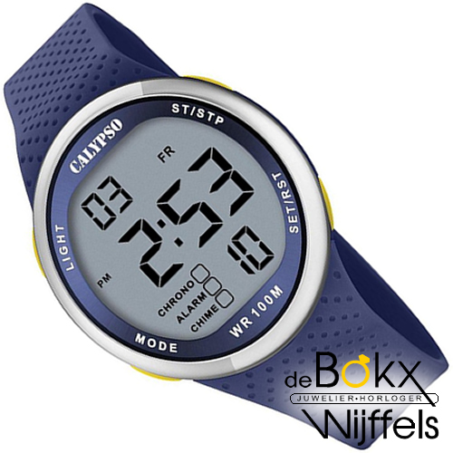 Digitaal calypso horloge blauw K5785/3 - 58281 Digitaal calypso horloge blauw K5785/3 - 58281