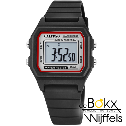 digitaal calypso horloge zwart K5805/4 - 58290 digitaal calypso horloge zwart K5805/4 - 58290