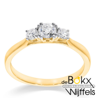 Ring goud met diamant maat 54 - 58269 Ring goud met diamant maat 54 - 58269