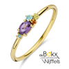 gouden ring met edelstenen maat 53 - 600009 gouden ring met edelstenen maat 53 - 600009