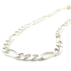 heren ketting zilver figaro - 600010 heren ketting zilver figaro - 600010
