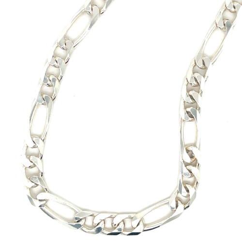 heren ketting zilver figaro - 600010 heren ketting zilver figaro - 600010