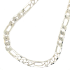 zilveren figaro heren ketting 7 mm - 50cm - 600016 zilveren figaro heren ketting 7 mm - 50cm - 600016