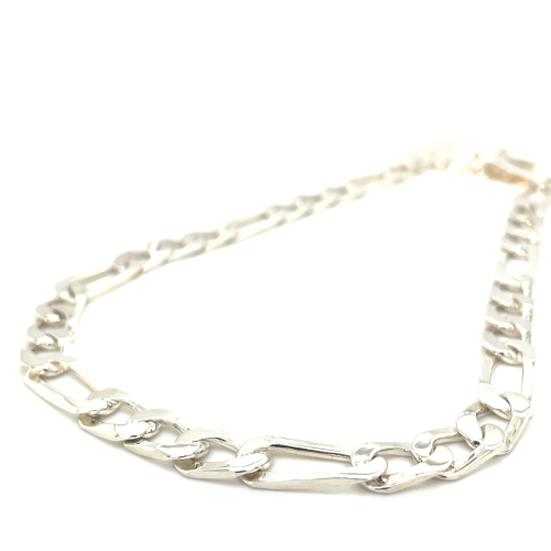 zilveren figaro heren ketting 7 mm - 50cm - 600016 zilveren figaro heren ketting 7 mm - 50cm - 600016