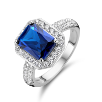 zilveren ring met zirkonia maat 54 - 600031 zilveren ring met zirkonia maat 54 - 600031