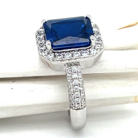 zilveren ring met zirkonia maat 54 - 600031 zilveren ring met zirkonia maat 54 - 600031