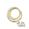 gouden hanger met diamant - 600044 gouden hanger met diamant - 600044
