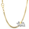 Ketting gourmet goud 50cm - 2.4mm - 600050