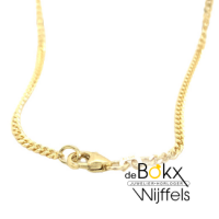 Ketting gourmet goud 50cm - 2.10mm - 600051 Ketting gourmet goud 50cm - 2.10mm - 600051