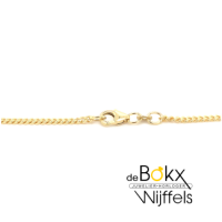 Ketting gourmet goud 50cm - 2.10mm - 600051 Ketting gourmet goud 50cm - 2.10mm - 600051
