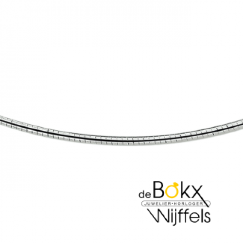 zilveren omegaketting 45cm - 600058 zilveren omegaketting 45cm - 600058