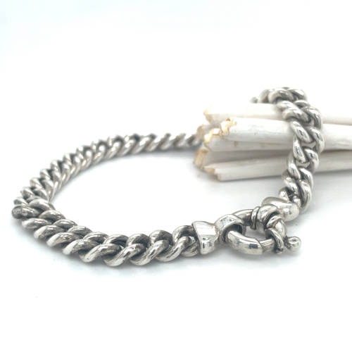 armband zilver gourmet schakel 19cm - 600096