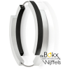 Clic by suzanne armband A32Z zwart met vier bogen met dubbele magneetsluitingen - 600098 Clic by suzanne armband A32Z zwart met vier bogen met dubbele magneetsluitingen - 600098
