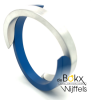 Halve armband C gekruist1 deel blauw A1 - 600099 Halve armband C gekruist1 deel blauw A1 - 600099