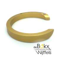 Halve armband C 1 deel geel/goud A1 - 600100