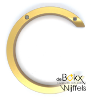 Halve armband C 1 deel geel/goud A1 - 600100 Halve armband C 1 deel geel/goud A1 - 600100