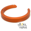 Halve armband C gekruist1 deel Oranje A1 - 600101