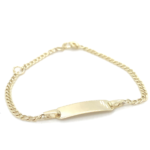 graveer armband 9 karaat goud 11-13cm - 600114