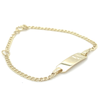 graveer armband 9 karaat goud 11-13cm - 600114