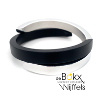 CLIC by suzanne armband glimmend aluminium met mangneet A1 1deel - 600115 CLIC by suzanne armband glimmend aluminium met mangneet A1 1deel - 600115