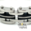 stalen schakelarmband van lotus style met graveer plaat 19 -20.5cm - 600144 stalen schakelarmband van lotus style met graveer plaat 19 -20.5cm - 600144