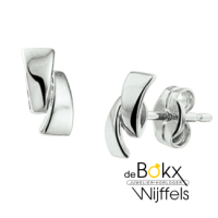 oorknoppen wit goud 7.5mm - 600150 oorknoppen wit goud 7.5mm - 600150