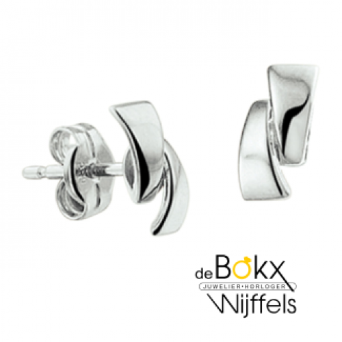 oorknoppen wit goud 7.5mm - 600150 oorknoppen wit goud 7.5mm - 600150