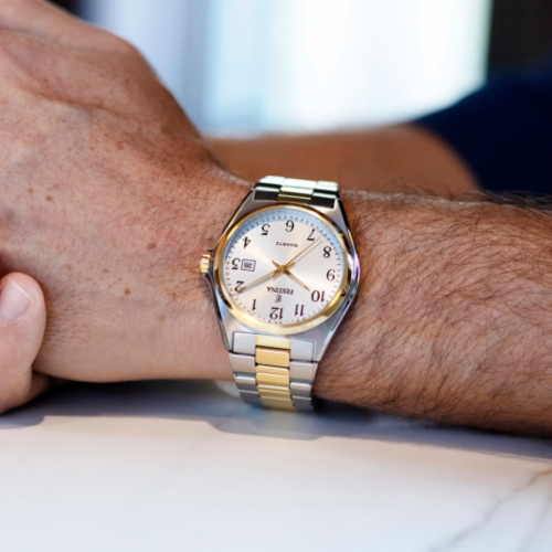 Festina heren horloge witte wijzerplaat duidelijk F20554/1 - 600179