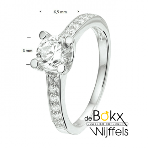 ring zilver met zirkonia maat 50 - 600184 ring zilver met zirkonia maat 50 - 600184