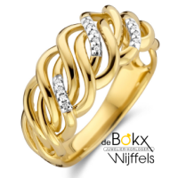 gouden ring met diamant maat 53 - 600202 gouden ring met diamant maat 53 - 600202