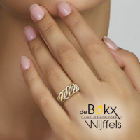 gouden ring met diamant maat 53 - 600202 gouden ring met diamant maat 53 - 600202