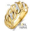 gouden ring met diamant maat 53 - 600202