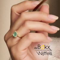 gouden ring met diamant en groene amethist maat 54 - 600204 gouden ring met diamant en groene amethist maat 54 - 600204