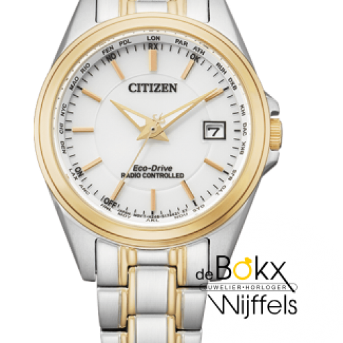 dames citizen radio controlled horloge EC1186-85A - 600218 dames citizen radio controlled horloge EC1186-85A - 600218