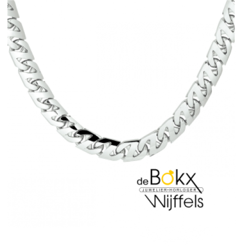 ketting heren 50cm 8.2mm zilver - 600231 ketting heren 50cm 8.2mm zilver - 600231
