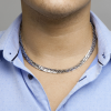 ketting heren 50cm 8.2mm zilver - 600231 ketting heren 50cm 8.2mm zilver - 600231
