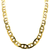valkenoog ketting 50cm goud met zilveren kern 6.5mm - 600232