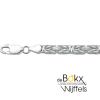 konings ketting 60cm 4mm zilver - 600247 konings ketting 60cm 4mm zilver - 600247