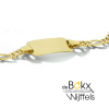 9k goud graveerarmband plaat 5,0 mm 11-13 cm - 600248 9k goud graveerarmband plaat 5,0 mm 11-13 cm - 600248