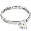 graveerarmband gourmette 6-zijdes geslepen plaat 8,5 mm 21 cm - 600254 graveerarmband gourmette 6-zijdes geslepen plaat 8,5 mm 21 cm - 600254